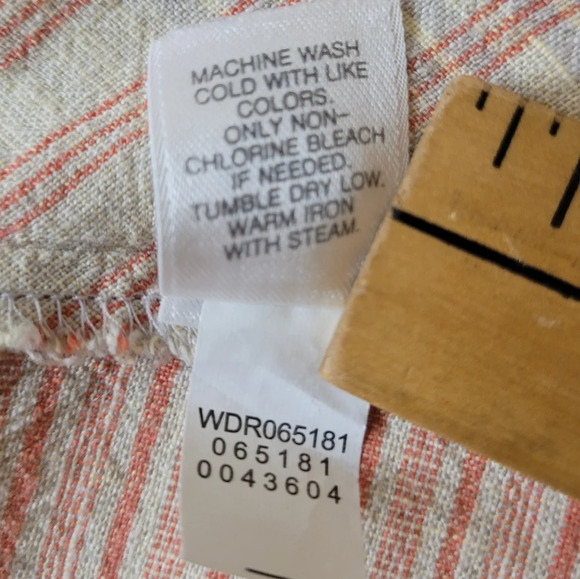 J. Jill Pure Jill Linen Blend Striped Maxi Dress sz M - Picture 9 of 10